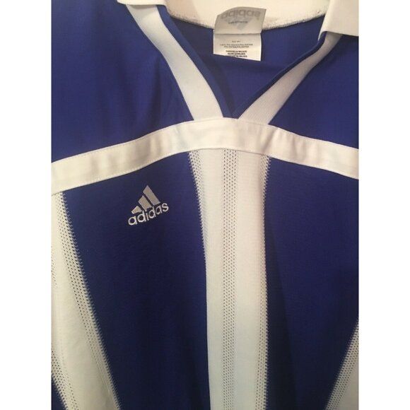 Adidas Fc Dallas Blue And White Stripe MLS Jersey Men’s Sz XL No 18‎ NovaFC.org - Picture 6 of 8